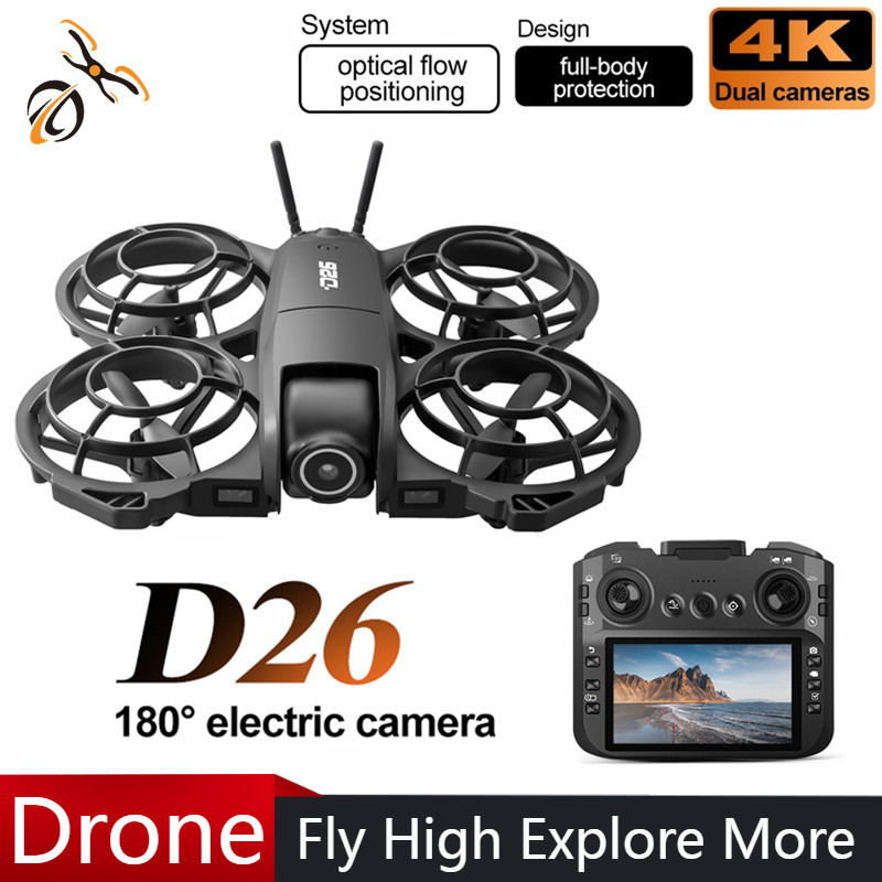 Dron D26 4K Aéreo HD 180 °   D - Drone Gimbal reseña y precio