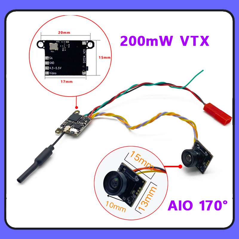 SLONWAKE 5,8G 1200TVL cámara F - Drone Transmitter reseña y precio